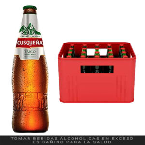 Caja Cusqueña Trigo botella 620 ml (retornable)