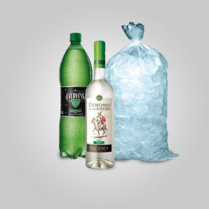 Demonio de Los Andes Italia 700 ml + Evervess 1.5 Lt + Hielo 1.5 Kg