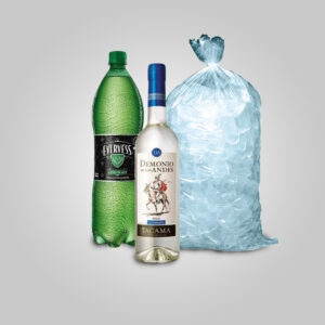 Demonio de Los Andes Quebranta 700 ml + Evervess 1.5 Lt + Hielo 1.5 Kg