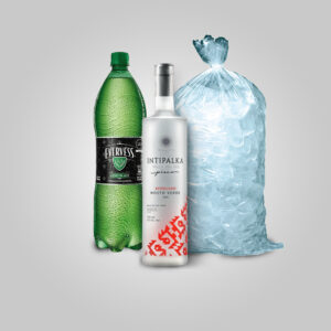 Intipalka Acholado 700 ml + Evervess 1.5 Lt + Hielo 1.5 kg