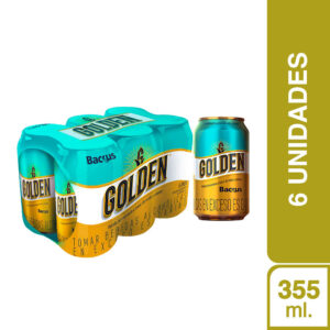 Six pack Golden lata 355 ml
